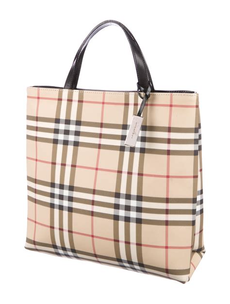 burberry nova check tote size|Burberry nova check sunglass case.